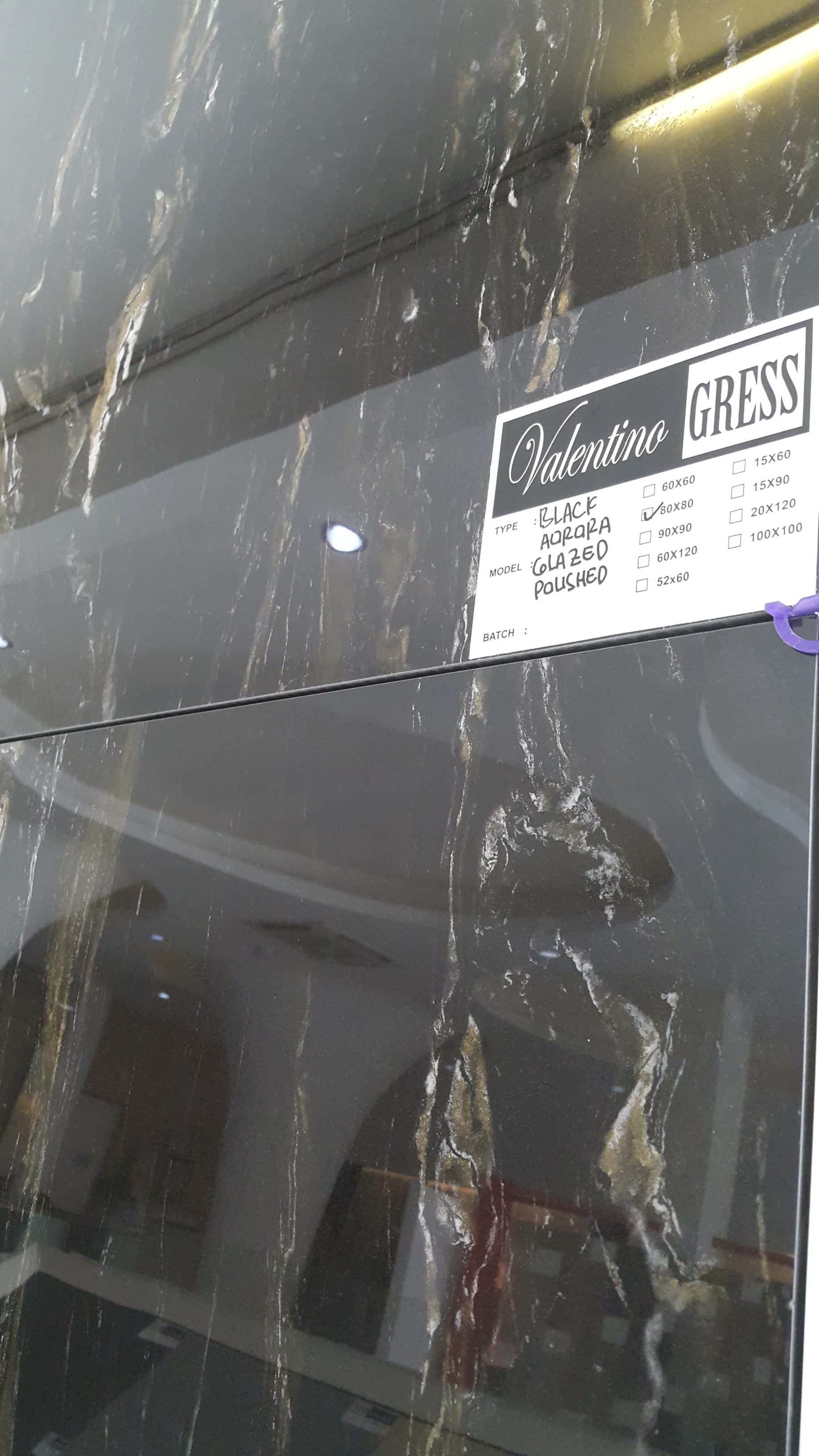 VALENTINO GRESS Valentino Gress Black Aurora 60x60 - 3